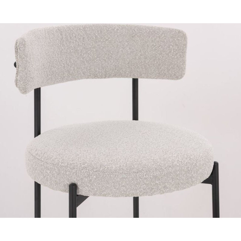 Chaise Mandala Boucle, Beige