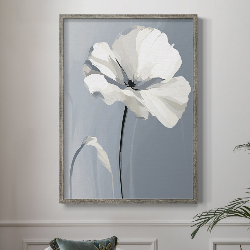 Reproduction encadrée FLORAL Series CDXLII - bois massif, H 15 po x l 12 po
