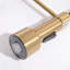 Robinet de cuisine à DEL avec douchette rétractable et robinet d'évier de cuisine à poignée simple