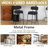 Modern Curved Back Upholstered Counter Stool-266403267