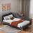 Upholstered Daybed With Headboard And Armrest-382239012-382239018