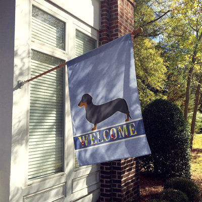 Polyester 2 côtés 40 x 28 po welcome drapeau maison