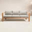 Ando Teak Patio Sofa with Sunbrella Cushions-96827687