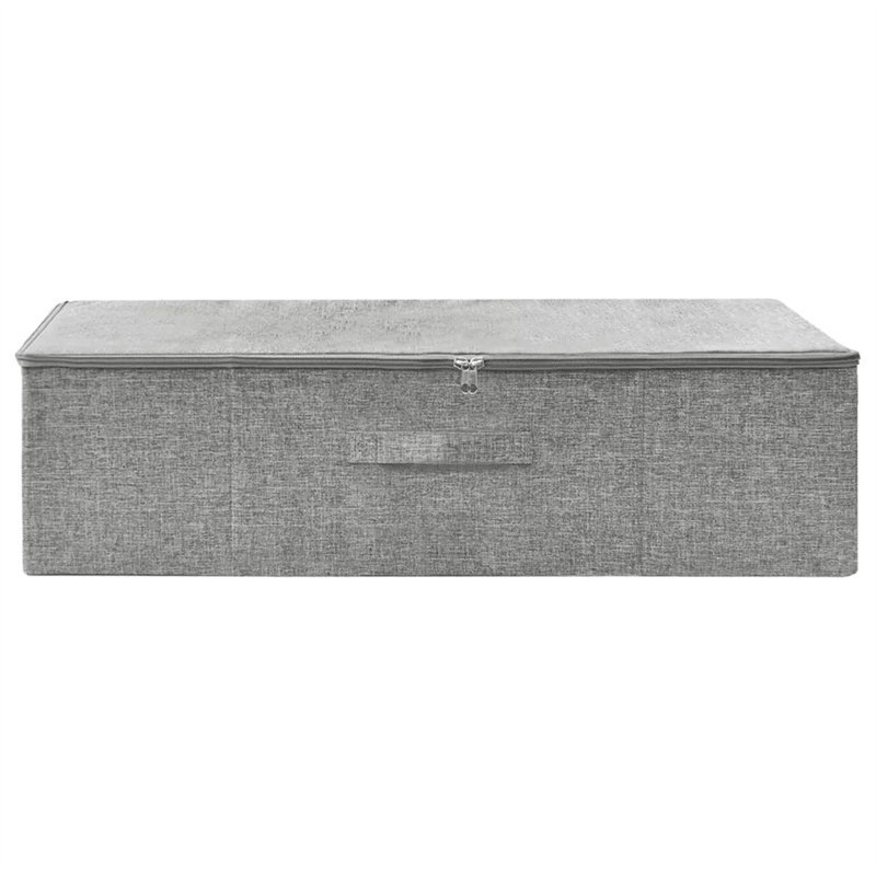 Storage Box Fabric 70x40x18 cm, Light Grey