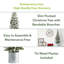 Sapin de Noël artificiel floqué 3 '