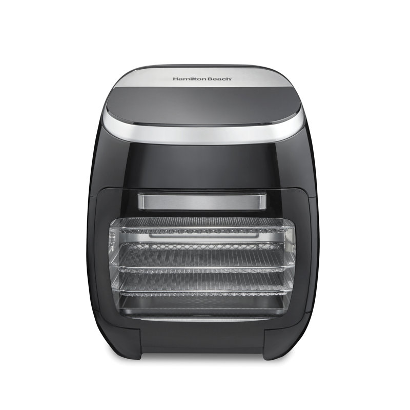 Hamilton Beach 11.6 Qt Black Digital Air Fryer Oven with Rotisserie