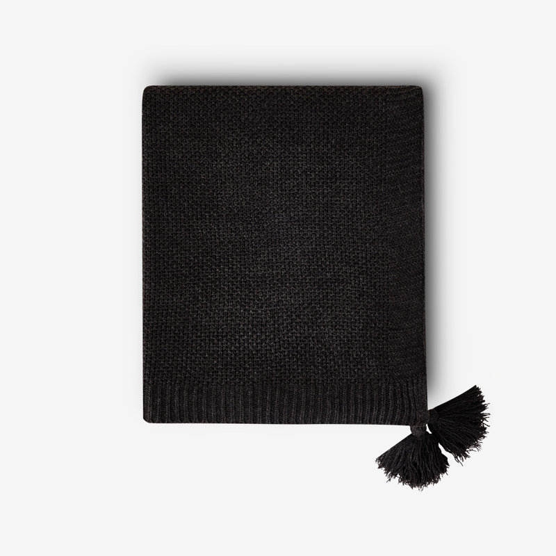 Strattenburg Throw Blanket, Black