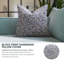 Housse de coussin en lin fabriquée à la main Fab divine Hajara Coussin à motif de blocs Fabividine pour intérieurs bohème, campagnard, rétro et moderne - 14 po x 20 po-53475179