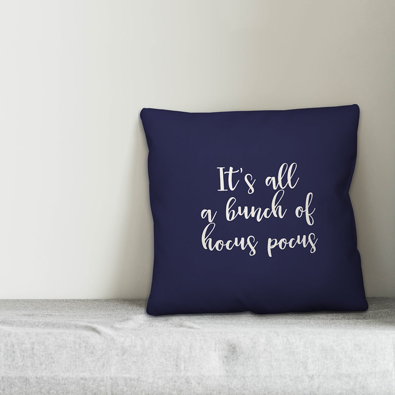  Coussin It's It's a Bunch of Hocus Pocus, Bleu marine, Coussin décoratif