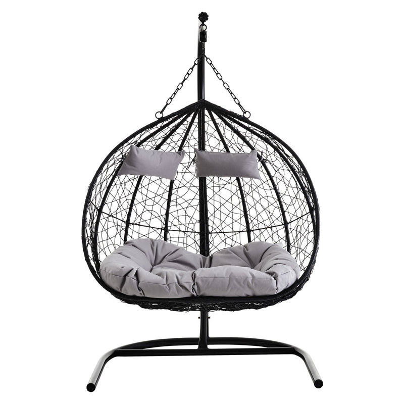 Pendrick Double Egg Chair with Stand