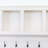 Wooden Hall Tree with 6 Hooks,Storage Bench, Adjustable Shelves,and 4-in-1 Entryway Shoe Cabinet