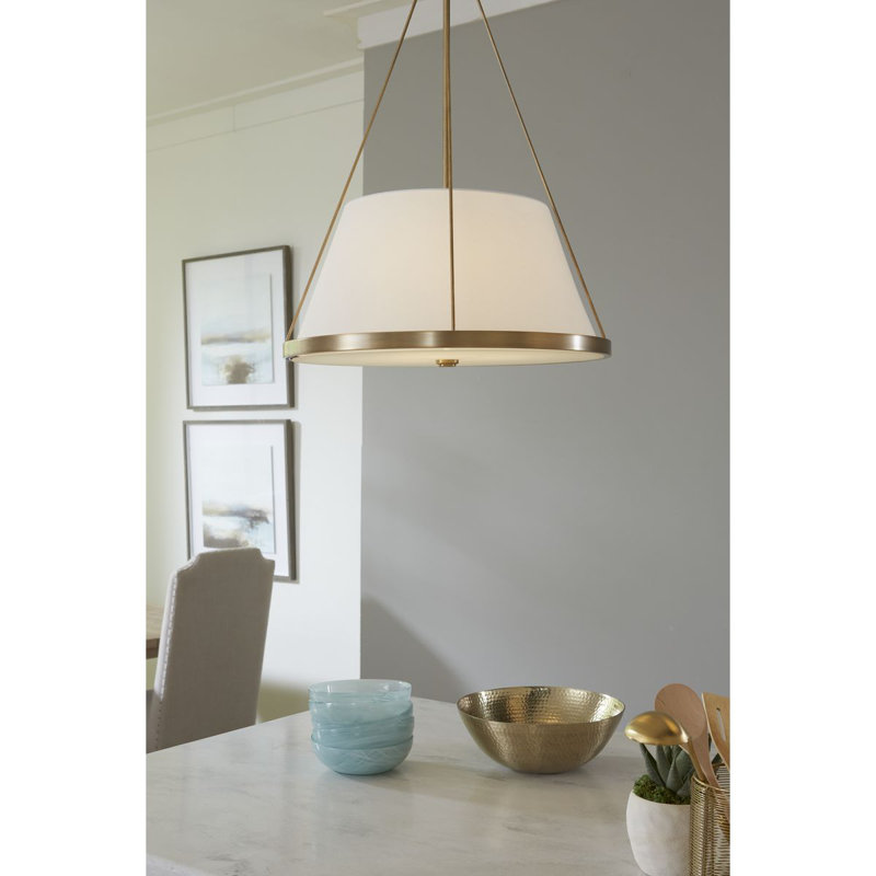 Luminaire suspendu Ariyelle, Laiton rétro