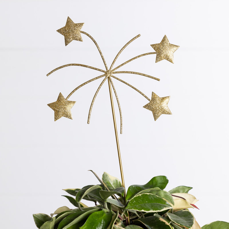  Métal Starburst or scintillant plante cueillette décorations pour la maison patriotique