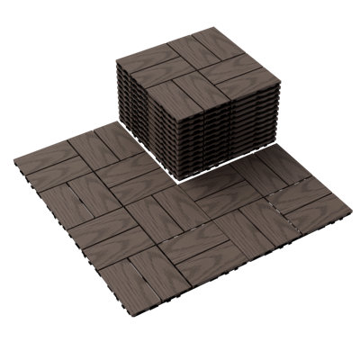 Carreau de terrasse en composite 12 x 12 W