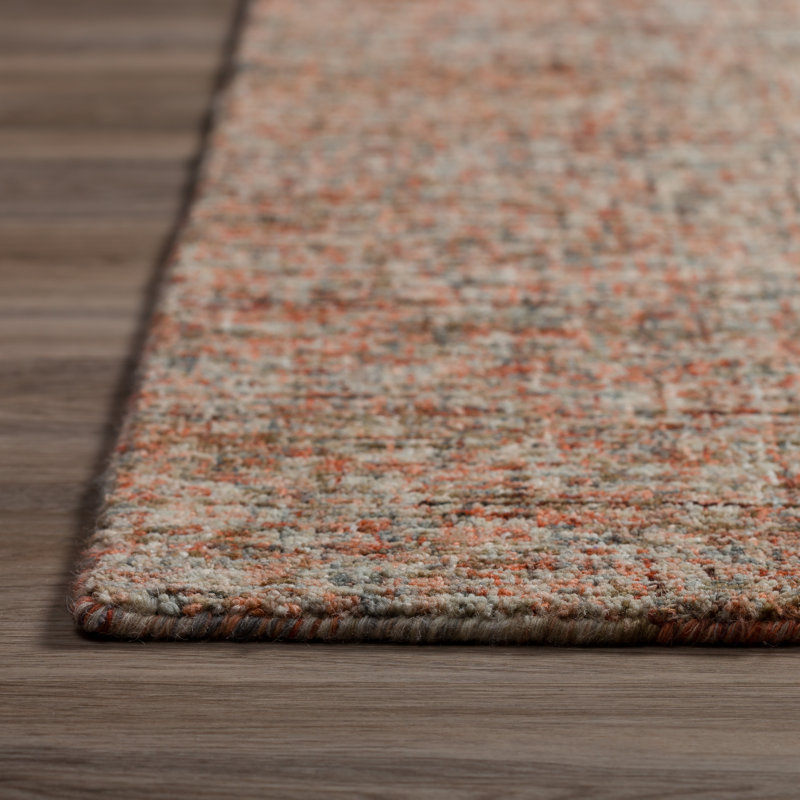 Tapis kaléidoscope en laine touffeté à la main Gilboa, Tapis de couloir 2 pi 3 po x 7 pi 6 po