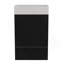 Meuble-lavabo 20 po rayé noir mat SANS lavabo, armoire de salle de bain autoportante pour salle de bain moderne-1494422573