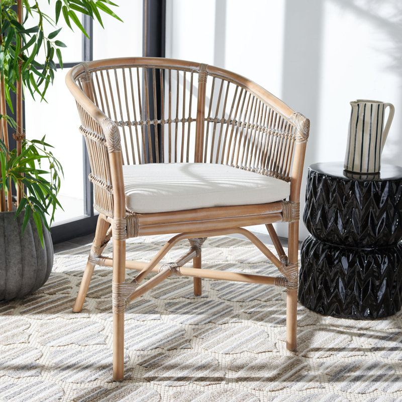 Fauteuil demi-tonneau Sawyer, Brun