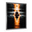 «Buddhist Monk Meditating In Lake», reproduction sur toile-2096501186-2096501208