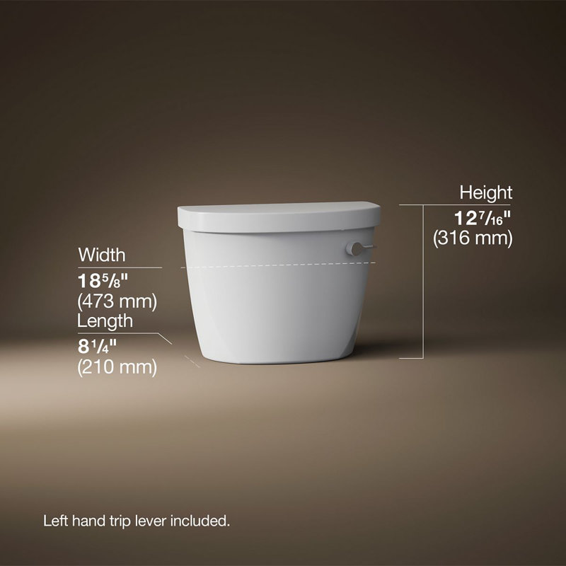Toilet Tank with Lever