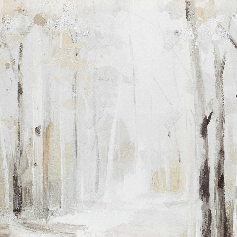 Forêt d'hiver - Toile de salon pour la maison