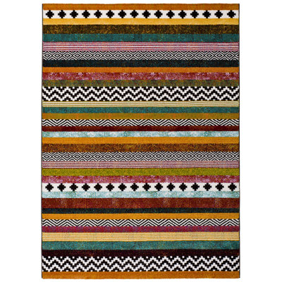 Brockhausen Striped Indoor / Outdoor Area Rug