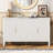 57.5"W Sideboard with Racks, Adjustable Shelves and Side Hooks-871351057