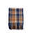 Navy and Gold Plaid Throw Blanket