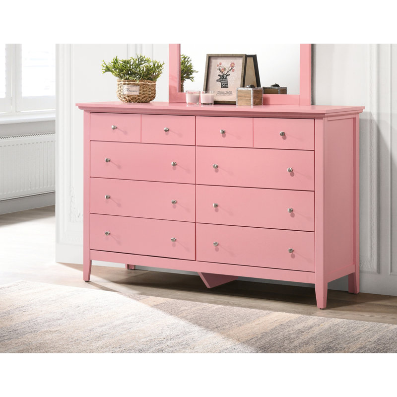 Charmante commode décontractée rose, Rose