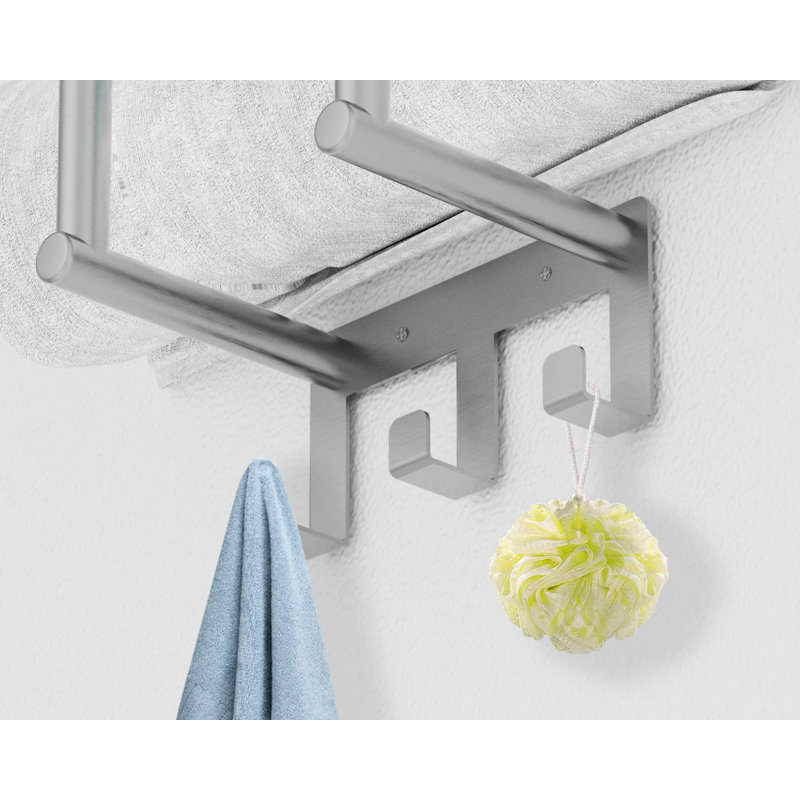 Wall Towel Rack, Gray