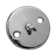 Highcraft Bath Trip Lever Face Plate with Screws, Chrome