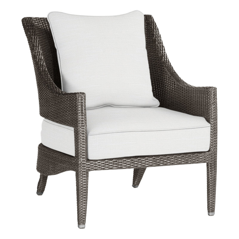 Chaise longue tissée Athena - Noyer noir, Chambray Rollo, Welt, Noyer noir