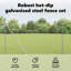 Vidaxl Chain Link Fence With Posts Steel-116797809-116797813