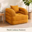 Fauteuil d'appoint en velours côtelé avec éponge à rebond élevé et siège surdimensionné-196488636