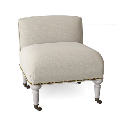 Chloe Upholstered Slipper Chair