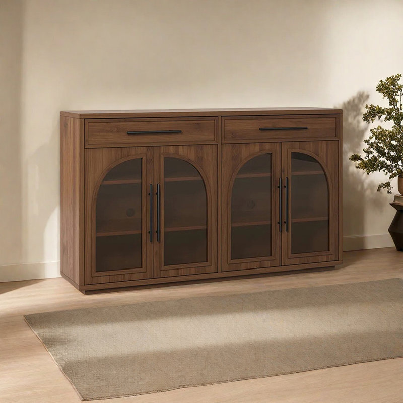 Buffet de luxe rétro français, Noyer