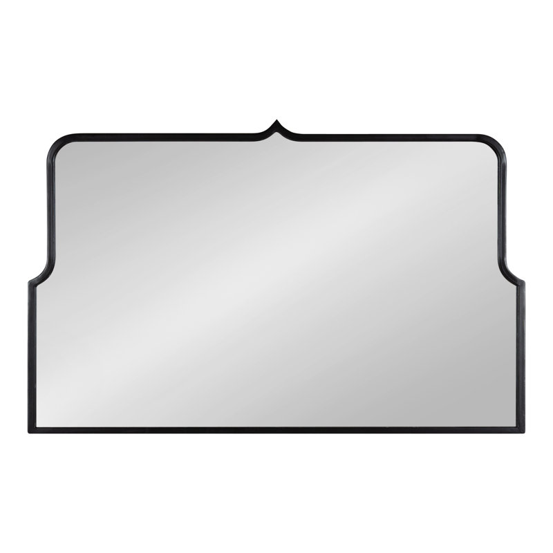 Keris Wide Arch Mirror, Black, 24" x 37"