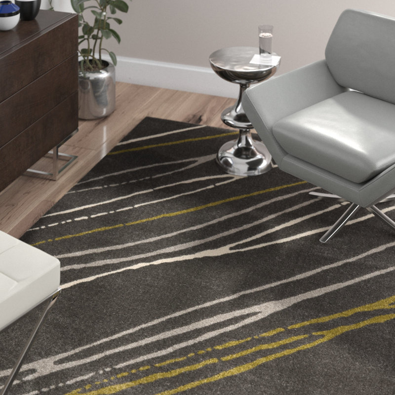 Autumm Porcello Performance Striped Rug, Rectangle 2'7" x 5'