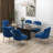 Elian Velvet Upholstered Dining Chair-348772747-373358541