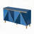 4-Door Vintage Cabinet with Dimensional Effect Doors-118345328
