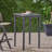 Outdoor Minimalist Acacia Wood Square Patio Bar Table-246278291