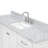 Cambridge 67'' Single Bathroom Vanity with Carrara Marble Top-90865214