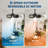 20" Plug in Outdoor Ceiling Fan with Lights and Remote Control Smart App for Outdoor Patio Porch