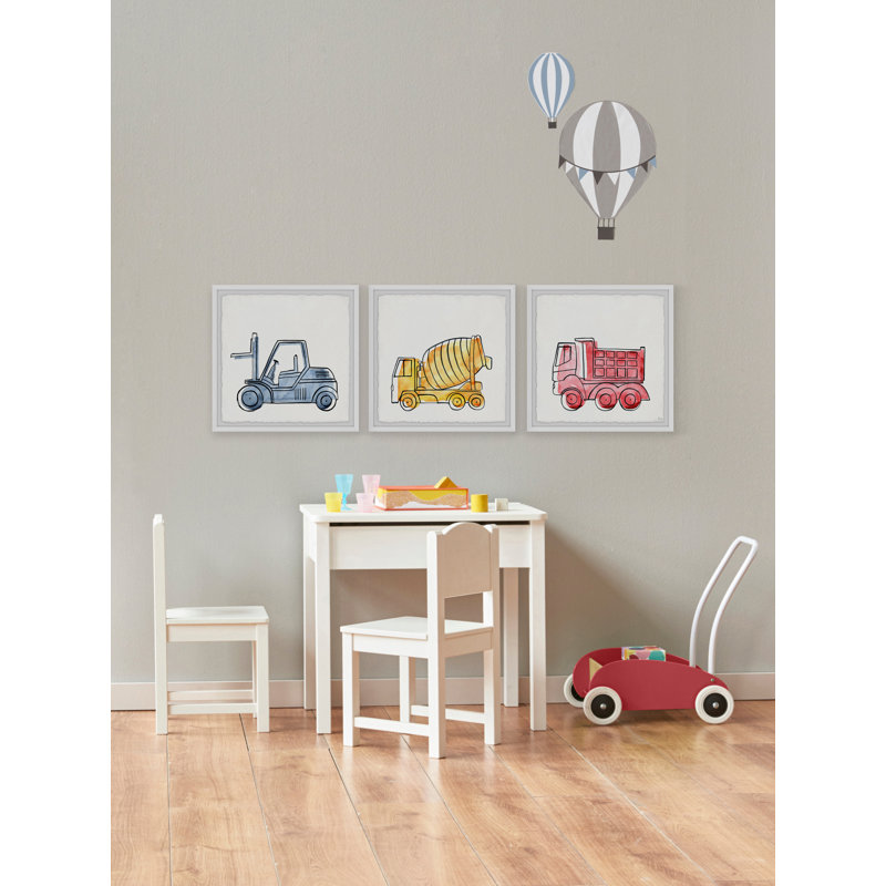 Sandbach 3 Piece Wrapped Canvas Print, 61cm H x 183cm W