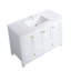 Meuble-lavabo de luxe avec lavabo en résine et rangement à fermeture en douceur-1163108019