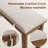 Adryell Solid Wood Dining Bench with Removable Linen Cushion-1442956847-1448424856