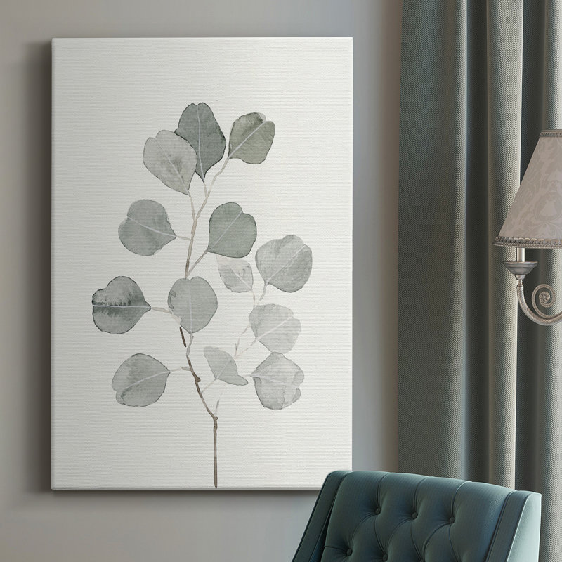 " Delicate Sage Botanical I ", 12" W x 18" H