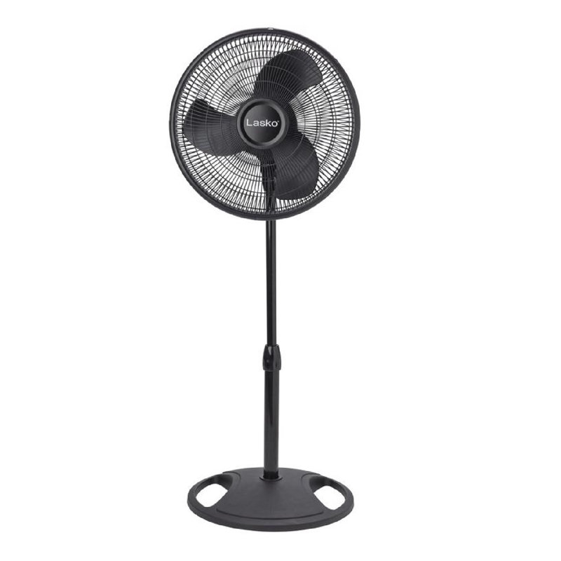 Ventilateur sur pied 16 po, Noir