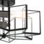 Angala 2 - Light 41cm Unique/Statement Star Semi Flush Mount Light-721491467