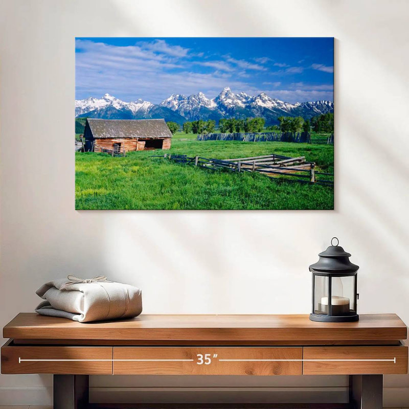 Alvord Green Field à Grand Teton, H 16 po x l 24 po