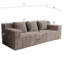Canapé 71 po avec 3 coussins et poches latérales, sans assemblage-131247973